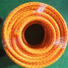 Yellow Orange Lined 100% New PVC Flexible High Pressure PVC Gas Hose Spray Hose