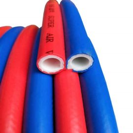 Red and Green Oxygen High Pressure PVC Gas Twins Hose
