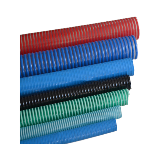 Light Weight Top Quality Material Spiral Flexible Anti UV and Bad Weather Suction Discharge PVC Water Hose - Image 3