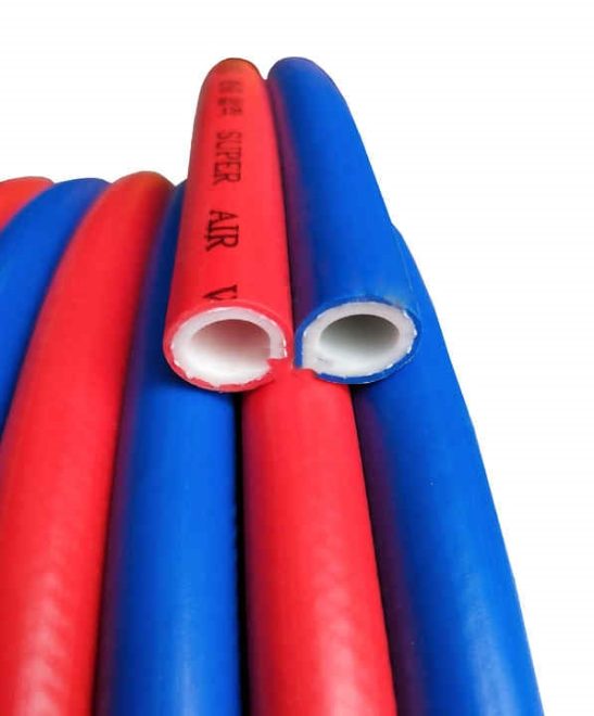High Pressure Twins Welding PVC Air Hose 1/4'' 5/16'' 3/8'' 1/2'' 3/4'' 1'' for Compressor Oil Fuel Pump - Image 5