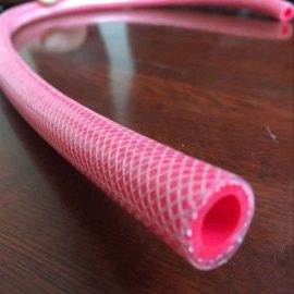 High Pressure Resistance Fiber Braiding Strengthen Red PVC Air Hose Gas Hose