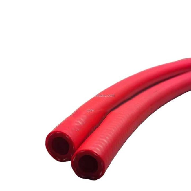 High Pressure Resistance Fiber Braiding Strengthen Red PVC Air Hose Gas Hose - Image 2