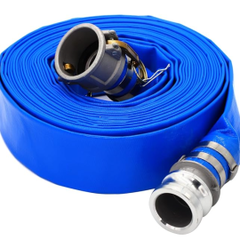 New Technology 12 Inch Standard Duty PVC Blue Water Lay Flat Discharge Hose