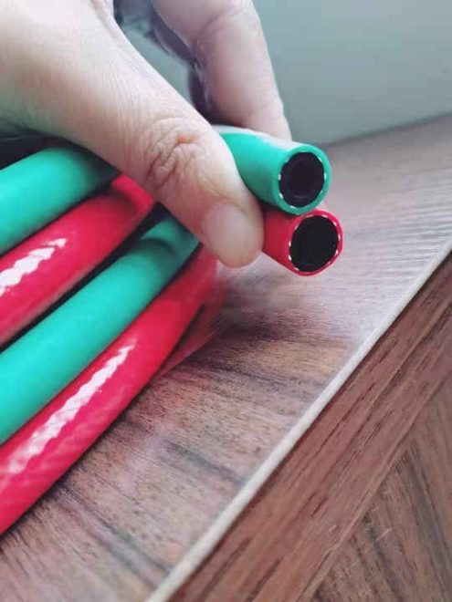High Pressure Twins Welding PVC Air Hose 1/4'' 5/16'' 3/8'' 1/2'' 3/4'' 1'' for Compressor Oil Fuel Pump - Image 3